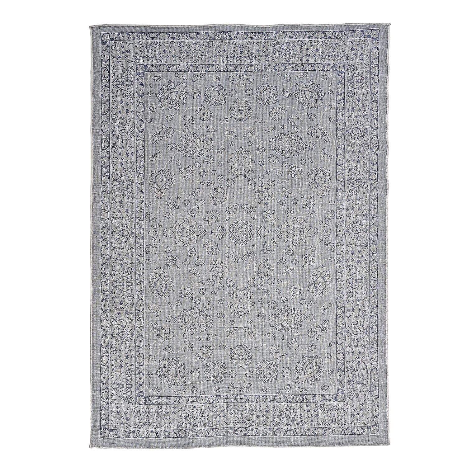 ONE TIME OFFER - Hush Haven Traditional Pattern Pile Rug (180x120 Cm) - Grey