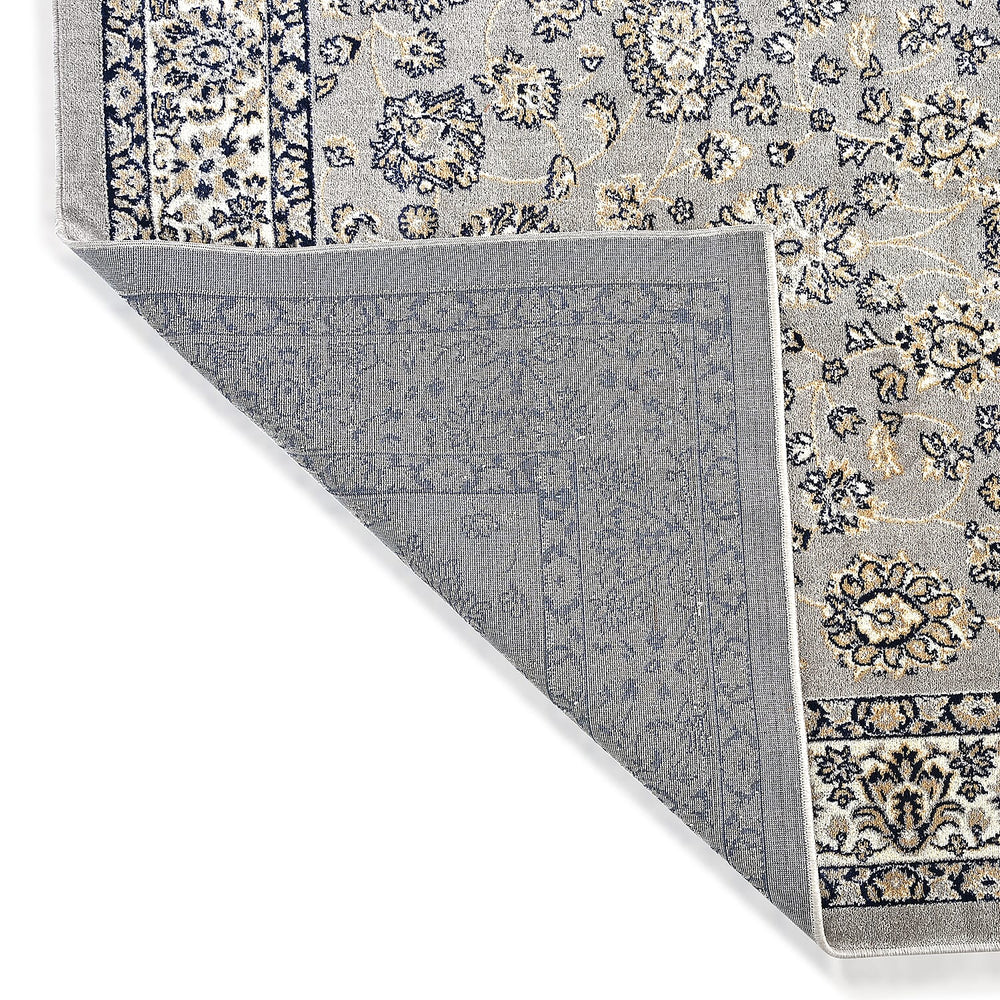 ONE TIME OFFER - Hush Haven Traditional Pattern Pile Rug (180x120 Cm) - Grey