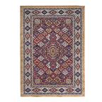 ONE TIME OFFER - Hush Haven Traditional Pattern Pile Rug (180x120 Cm) - Red