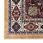 ONE TIME OFFER - Hush Haven Traditional Pattern Pile Rug (180x120 Cm) - Red