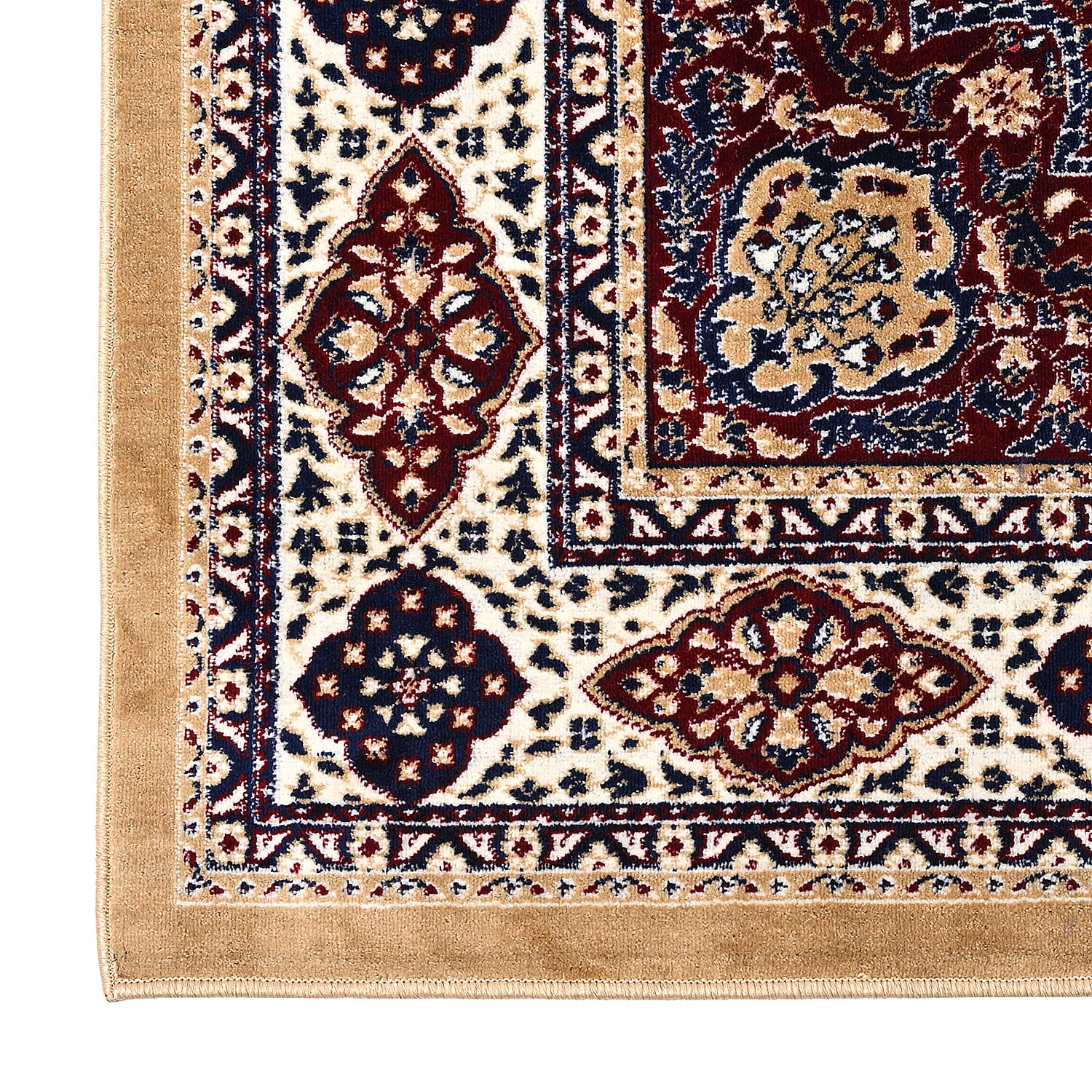 ONE TIME OFFER - Hush Haven Traditional Pattern Pile Rug (180x120 Cm) - Red