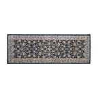 Hush Haven Patterned Rug and Door Mat (Size 66x1 cm) - Blue