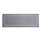 Hush Haven Patterned Rug and Door Mat (Size 66x1 cm) - Blue