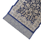 Hush Haven Patterned Rug and Door Mat (Size 66x1 cm) - Blue