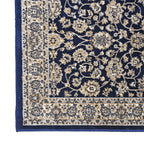 Hush Haven Patterned Rug and Door Mat (Size 66x1 cm) - Blue
