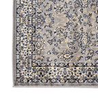 Hush Haven Patterned Rug and Door Mat (Size 66x1 cm) - Grey