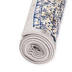 Hush Haven Patterned Rug and Door Mat (Size 66x1 cm) - Grey