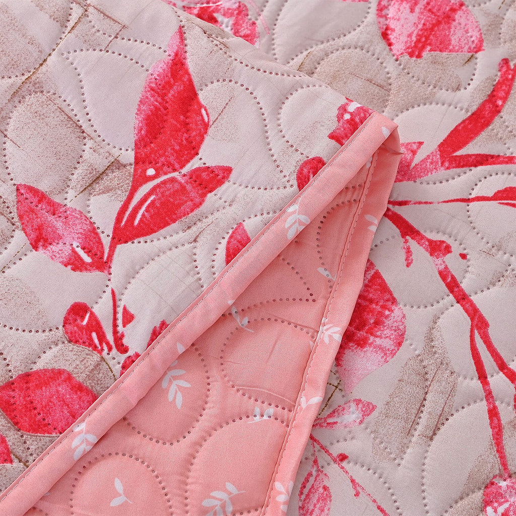 Hush Haven Printed Comforter and Duvet (Size 200x1 cm) - Pink