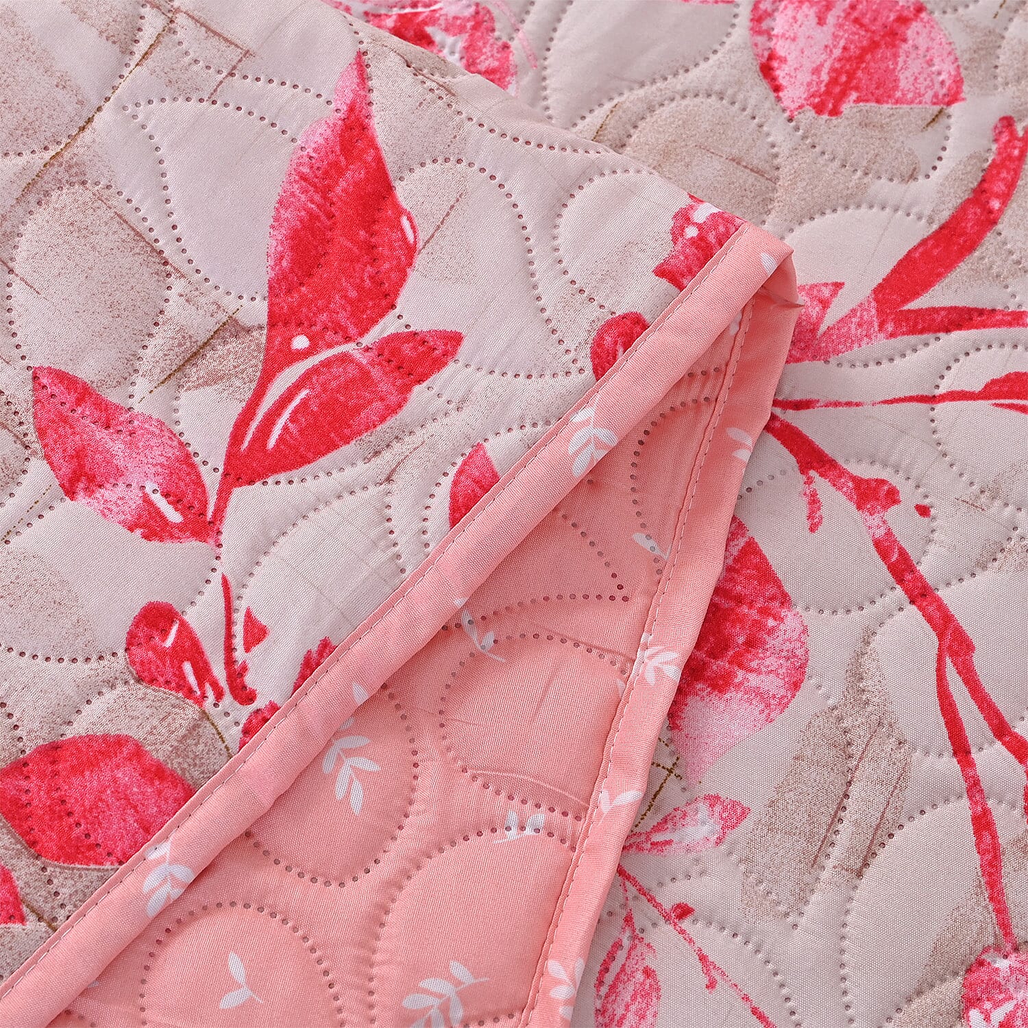 Hush Haven Printed Comforter and Duvet (Size 200x1 cm) - Pink