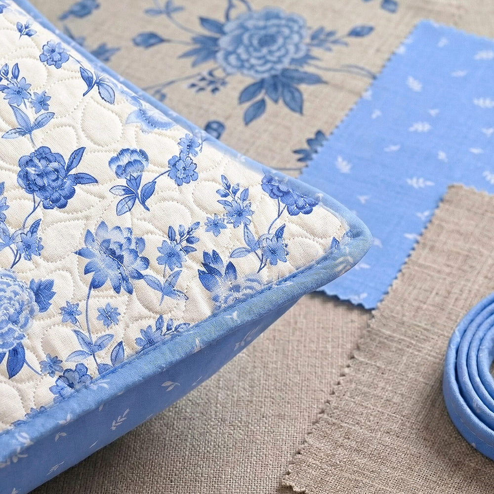 Hush Haven Printed Comforter and Duvet (Size 225x1 cm) - Blue