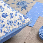 Hush Haven Printed Comforter and Duvet (Size 225x1 cm) - Blue