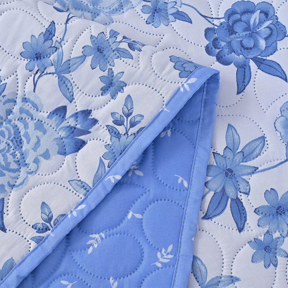 Hush Haven Printed Comforter and Duvet (Size 225x1 cm) - Blue