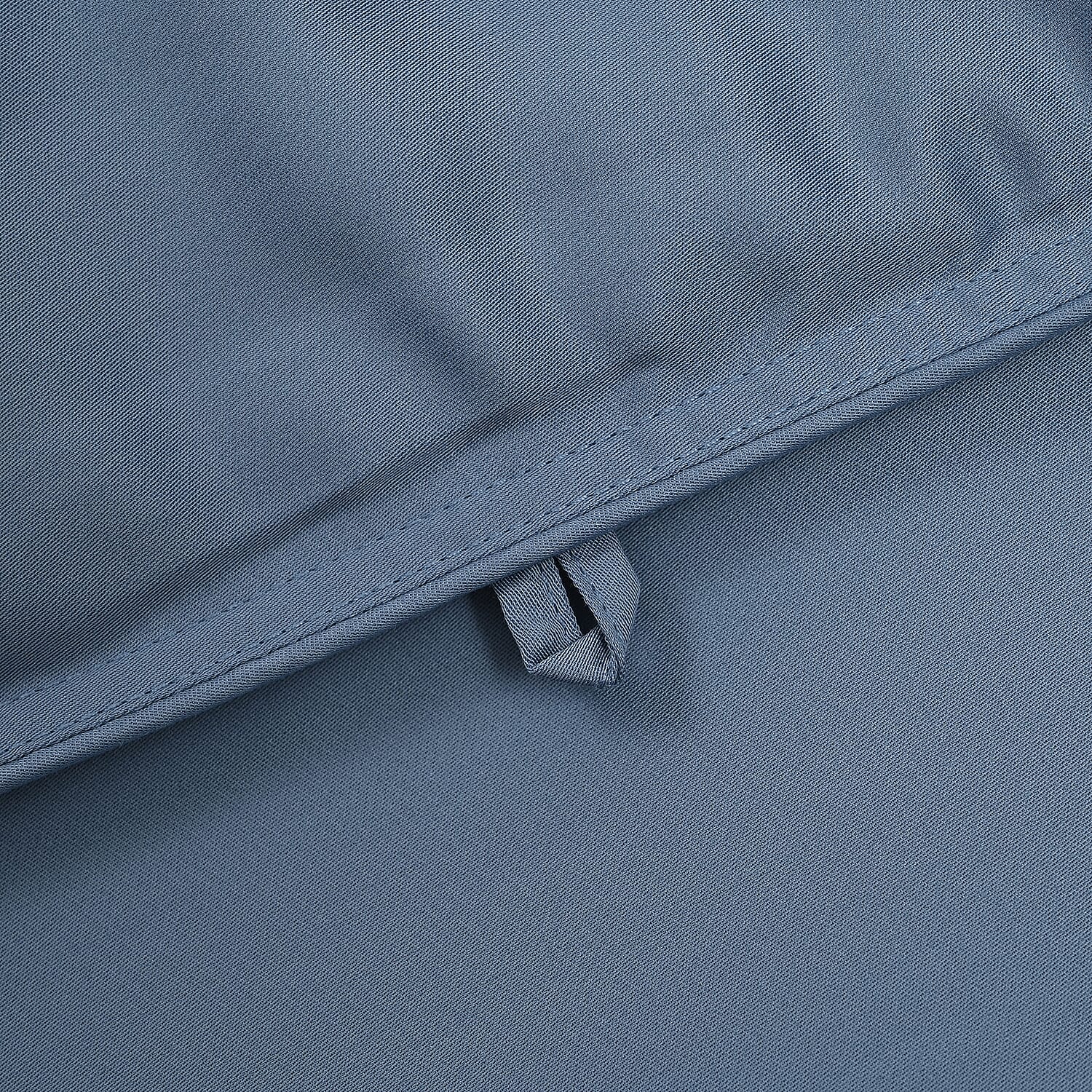 Hush Haven Soft - Breathable Bamboo Viscose Quilt with Quilting (Size 200x200) - Light Blue