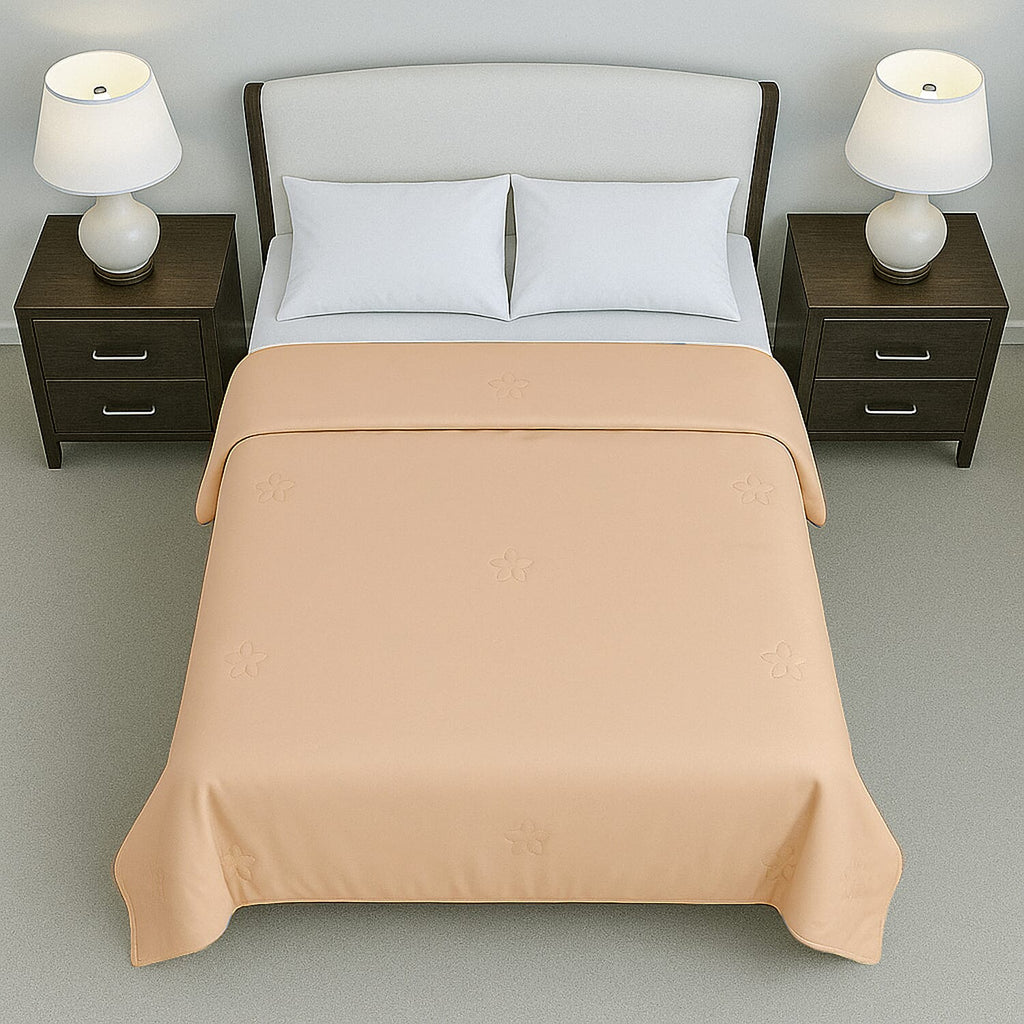 Hush Haven Soft - Breathable Bamboo Quilt with Quilting (Size King) - Beige