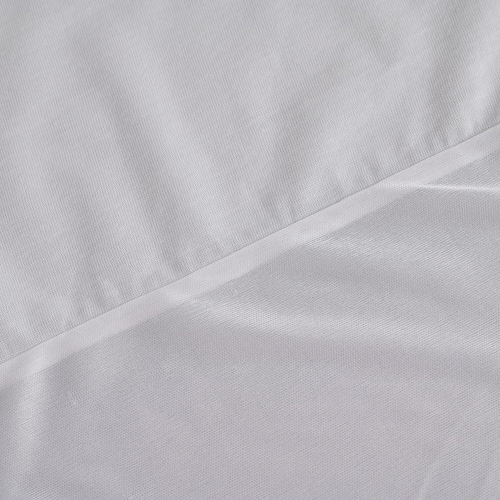 Hush Haven Tencel Waterproof Mattress Protector (Size 135 x190  cm) Double - White