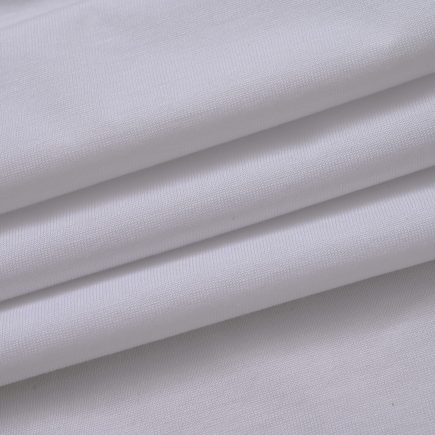 Hush Haven Tencel Waterproof Pillow Protector (Size 50 x 75 cm) - White