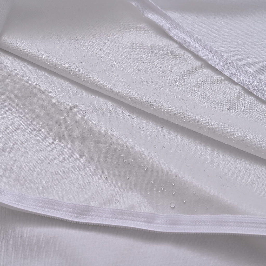 Hush Haven Tencel Waterproof Pillow Protector (Size 50 x 75 cm) - White