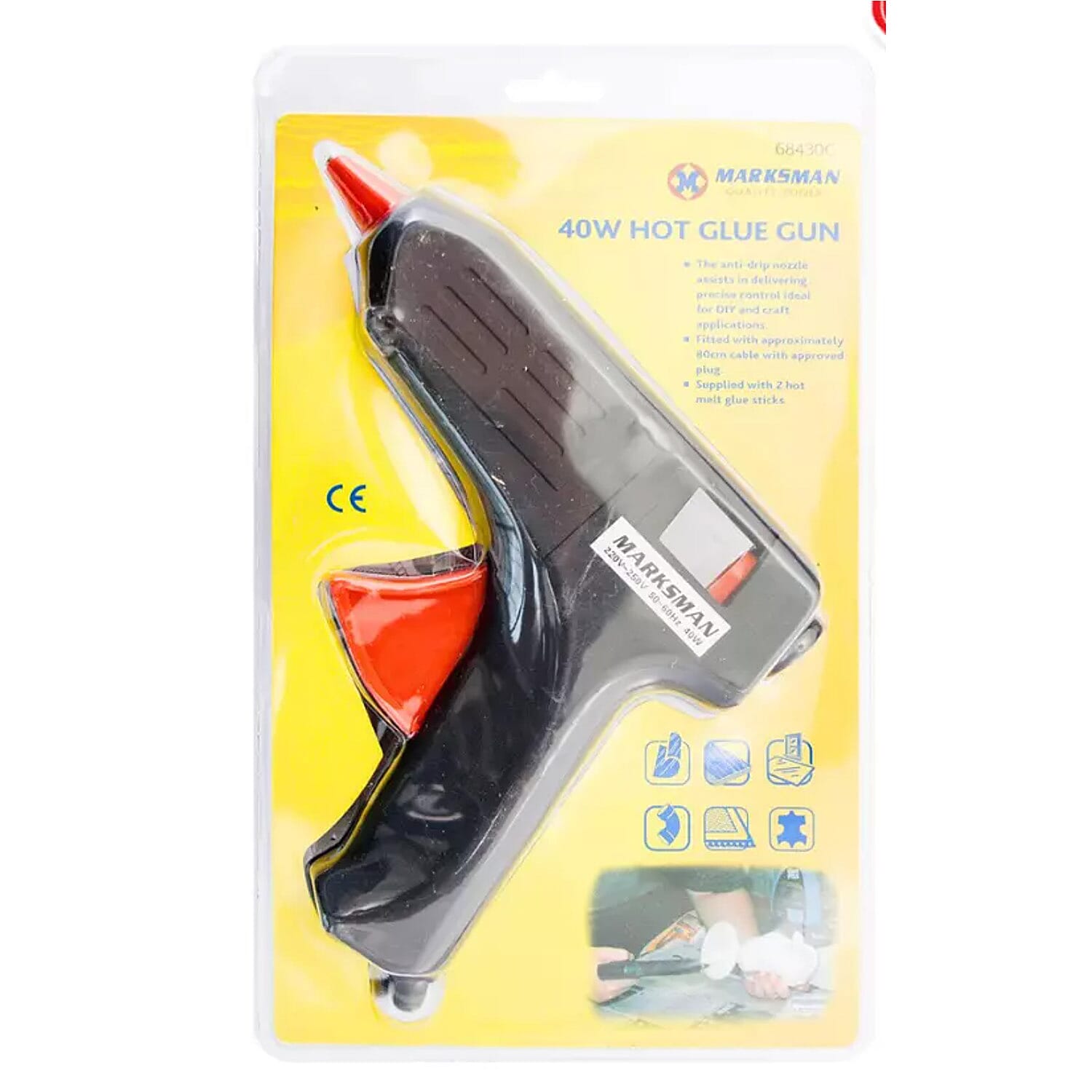 Marksman 40W Hot Glue Gun - Black