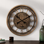 COG Wall Clock 52cm - Gold