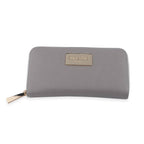 Designer Inspired Women Wallet with Gift Box - Grey