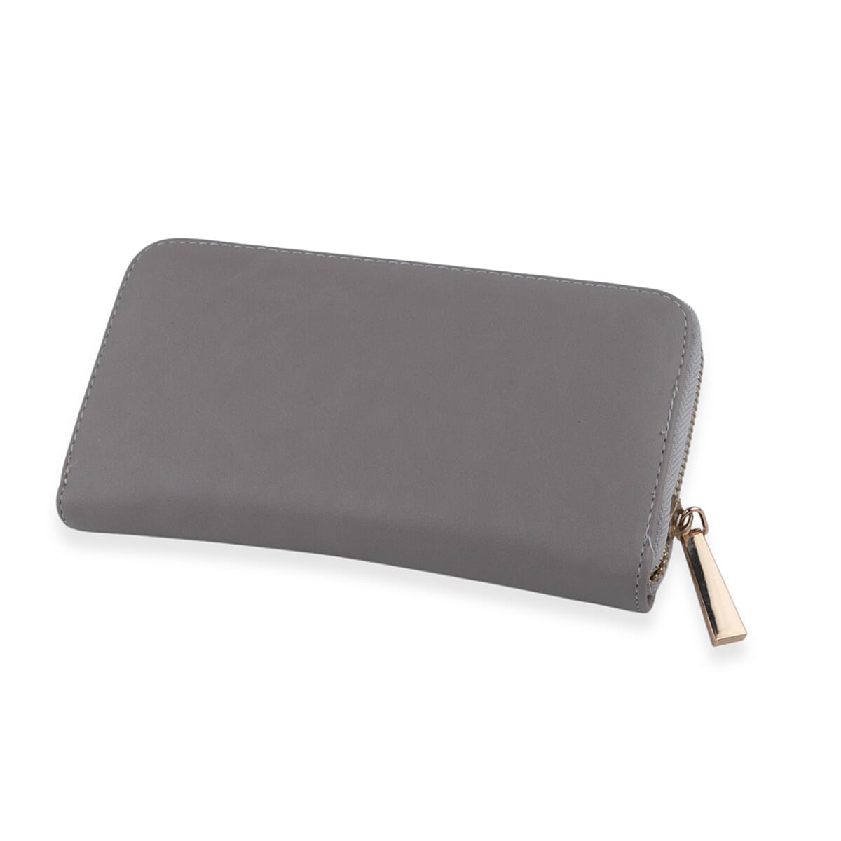 Designer Inspired Women Wallet with Gift Box - Grey