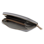 Designer Inspired Women Wallet with Gift Box - Grey