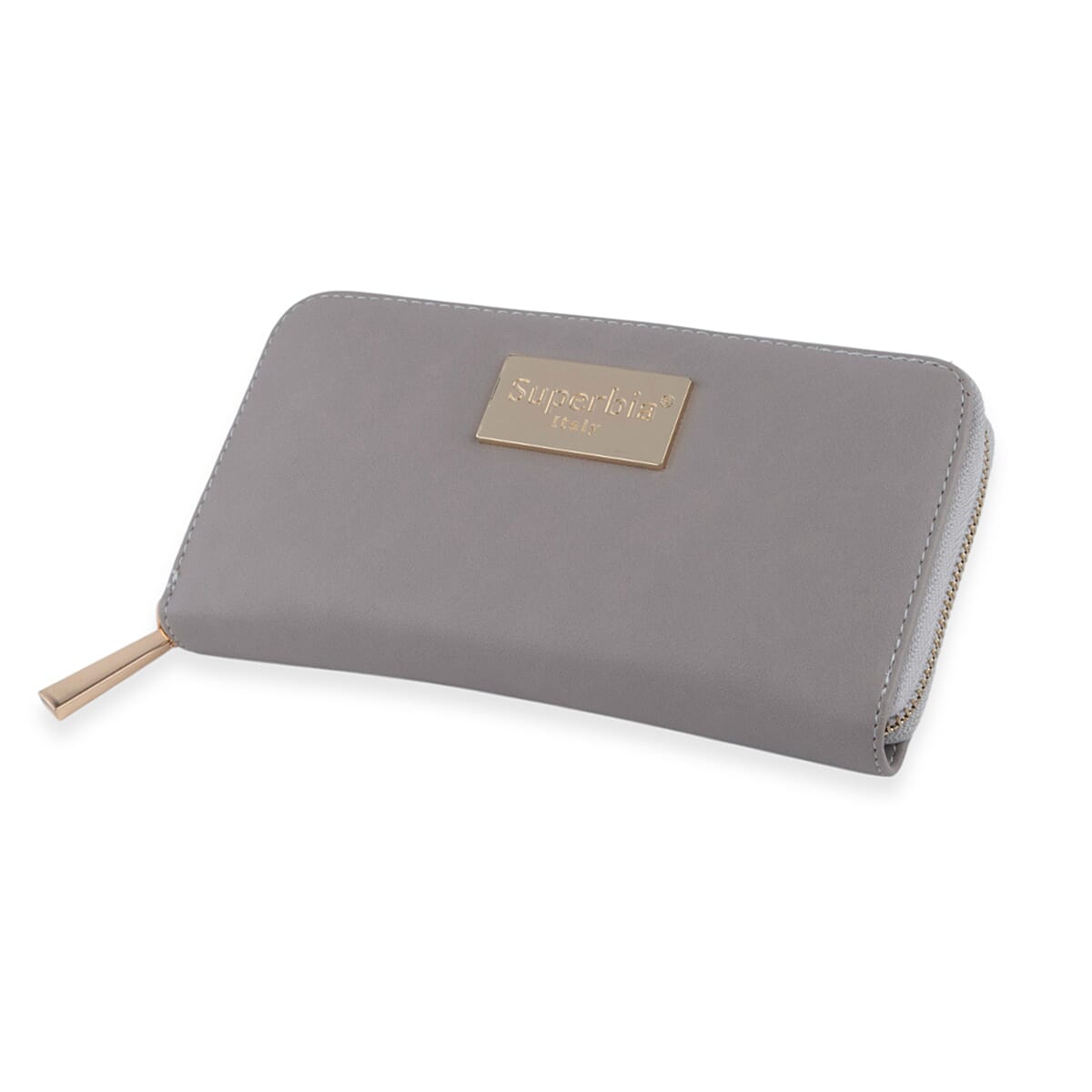 Designer Inspired Women Wallet with Gift Box - Grey