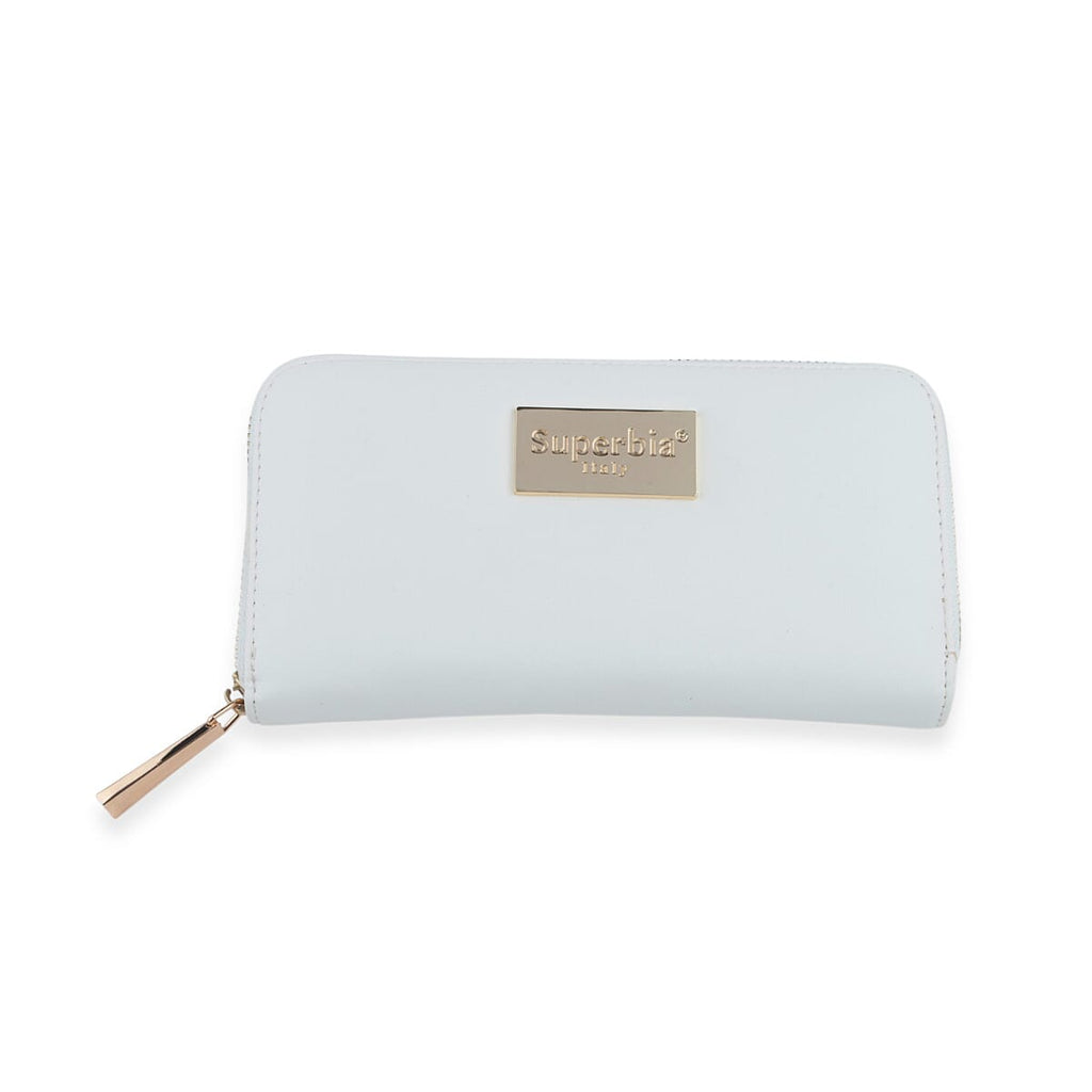 Designer Inspired Women  Wallet with Gift Box - White