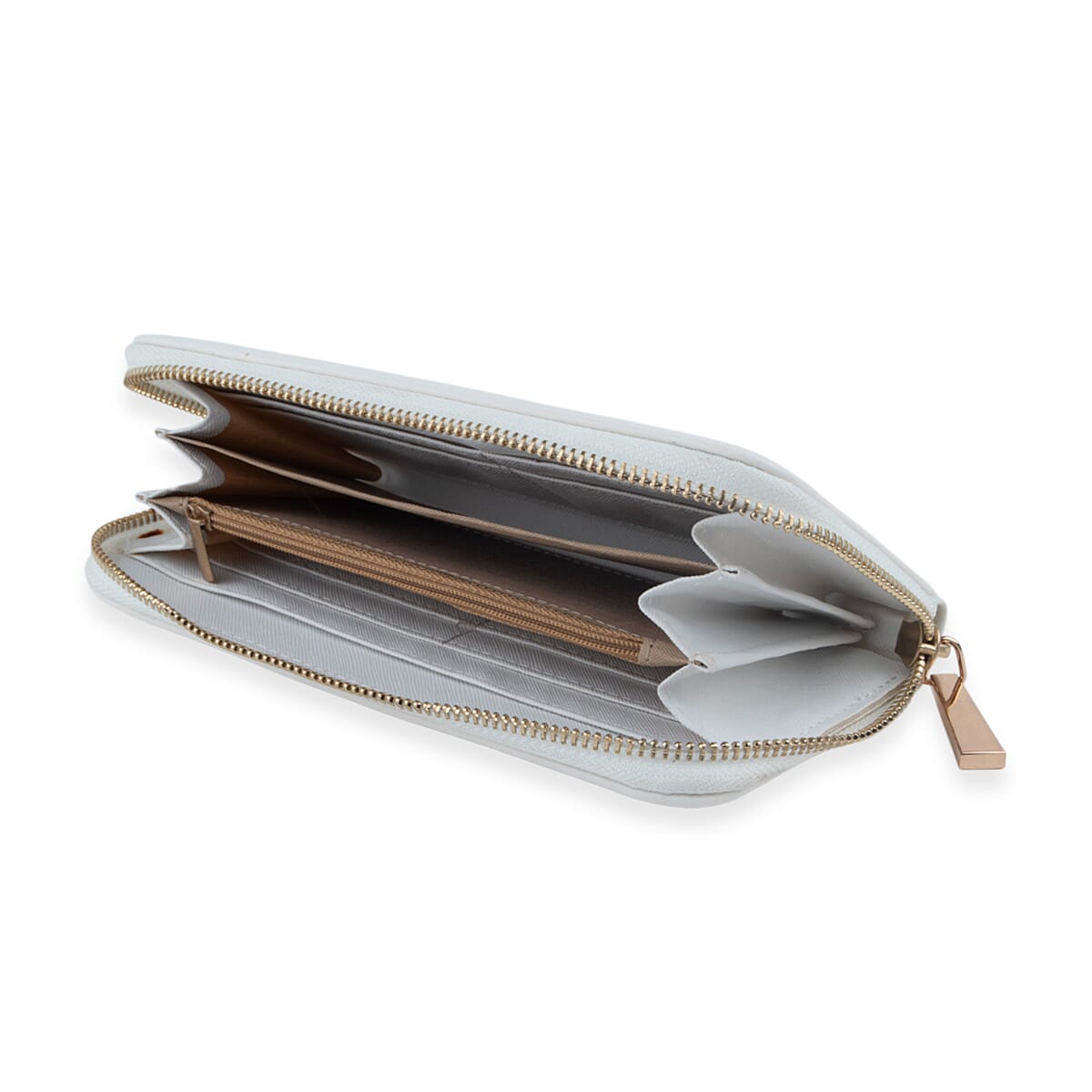 Designer Inspired Women  Wallet with Gift Box - White