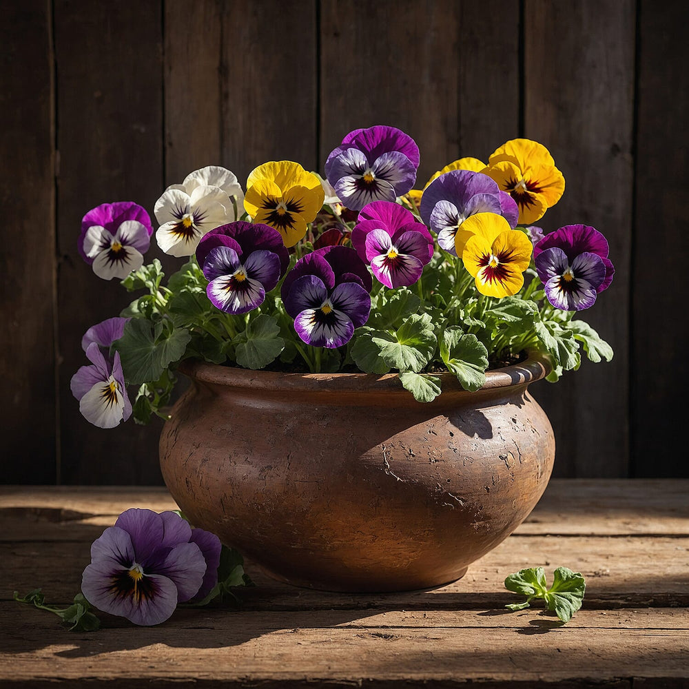 Your Ideal Pansy Matrix Mix  1Litre Pots x 3 - Multi