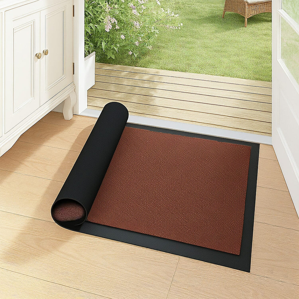 Anti Slip Ultra absorbent Microfiber Barrier Rug (Size 60x180 cm) - Brown