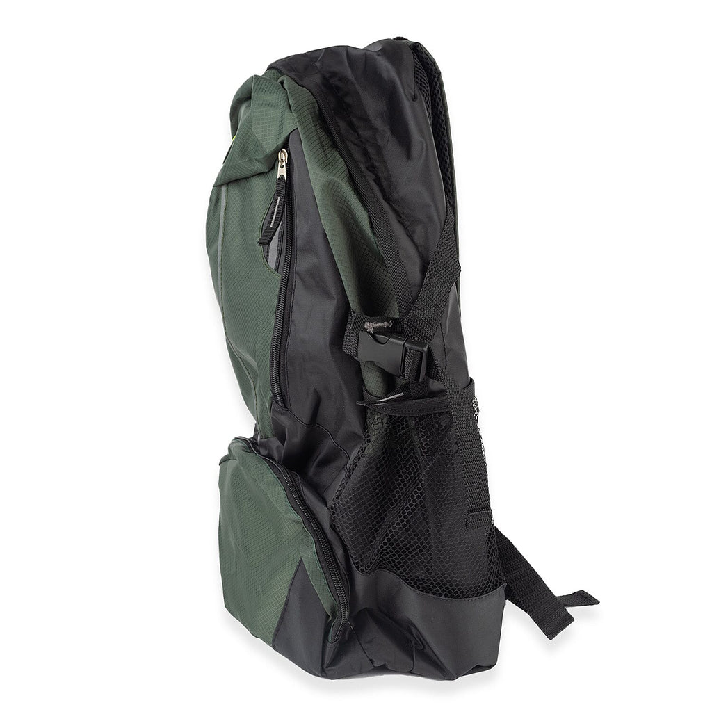 IW PU Backpack (Size 20x33x50 cm) - Black Green