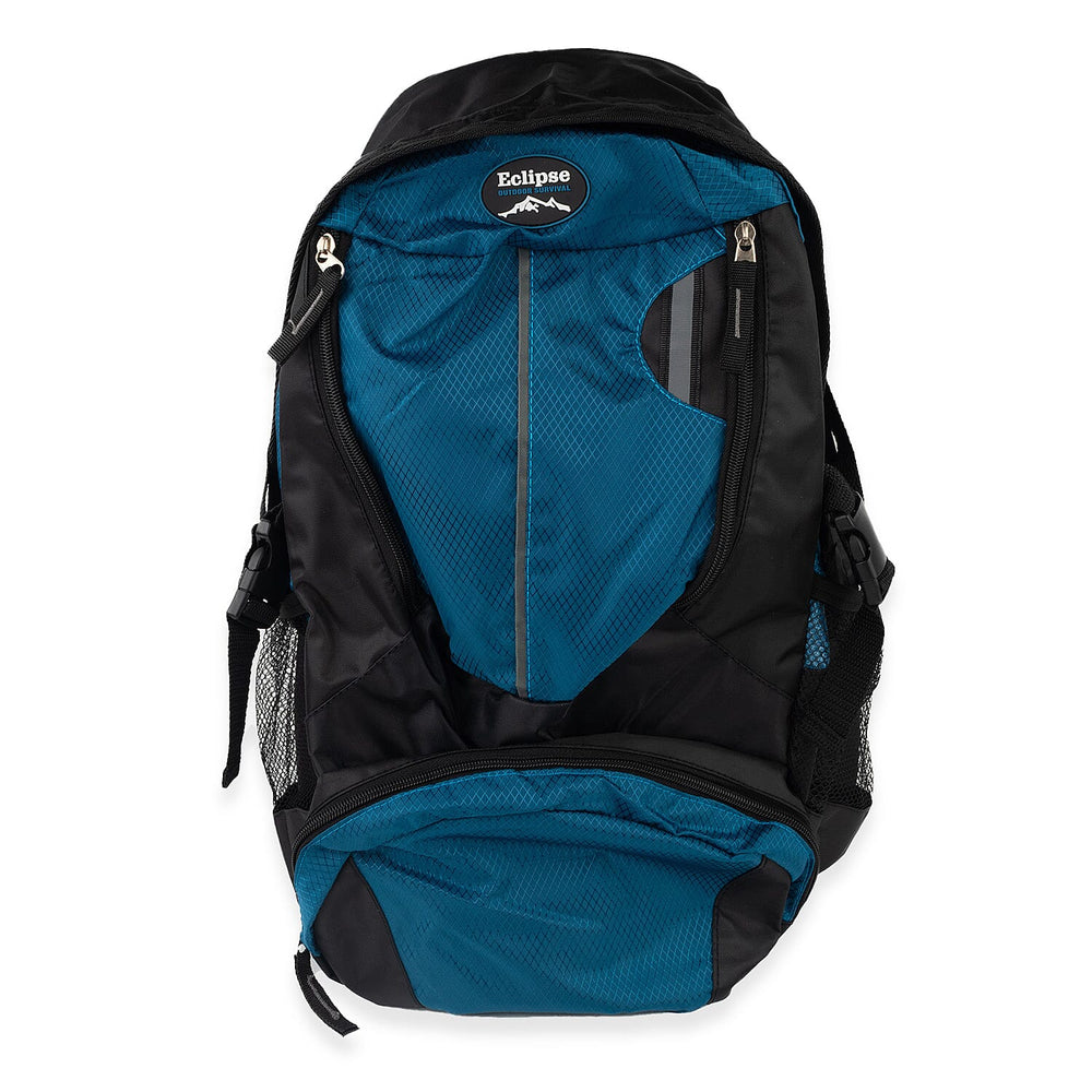 IW PU Backpack (Size 20x33x50 cm) - Blue Black
