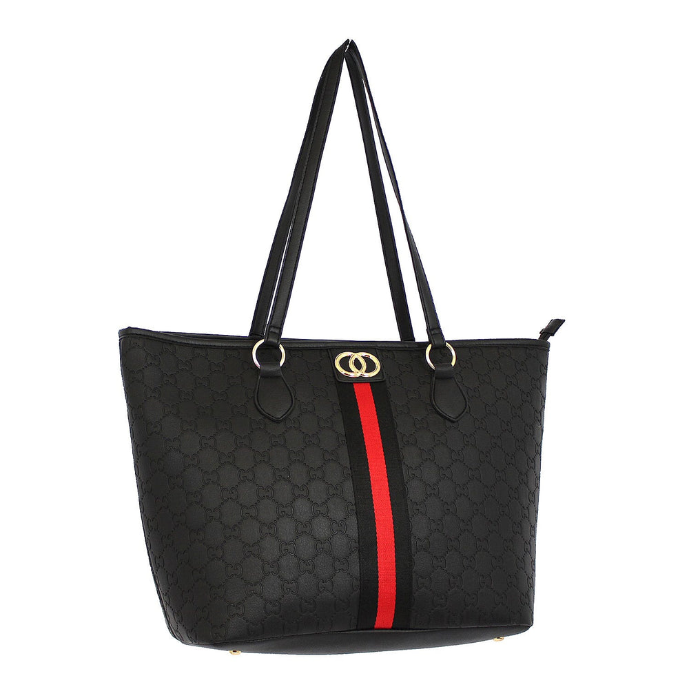 IW PU Tote Bag - Black