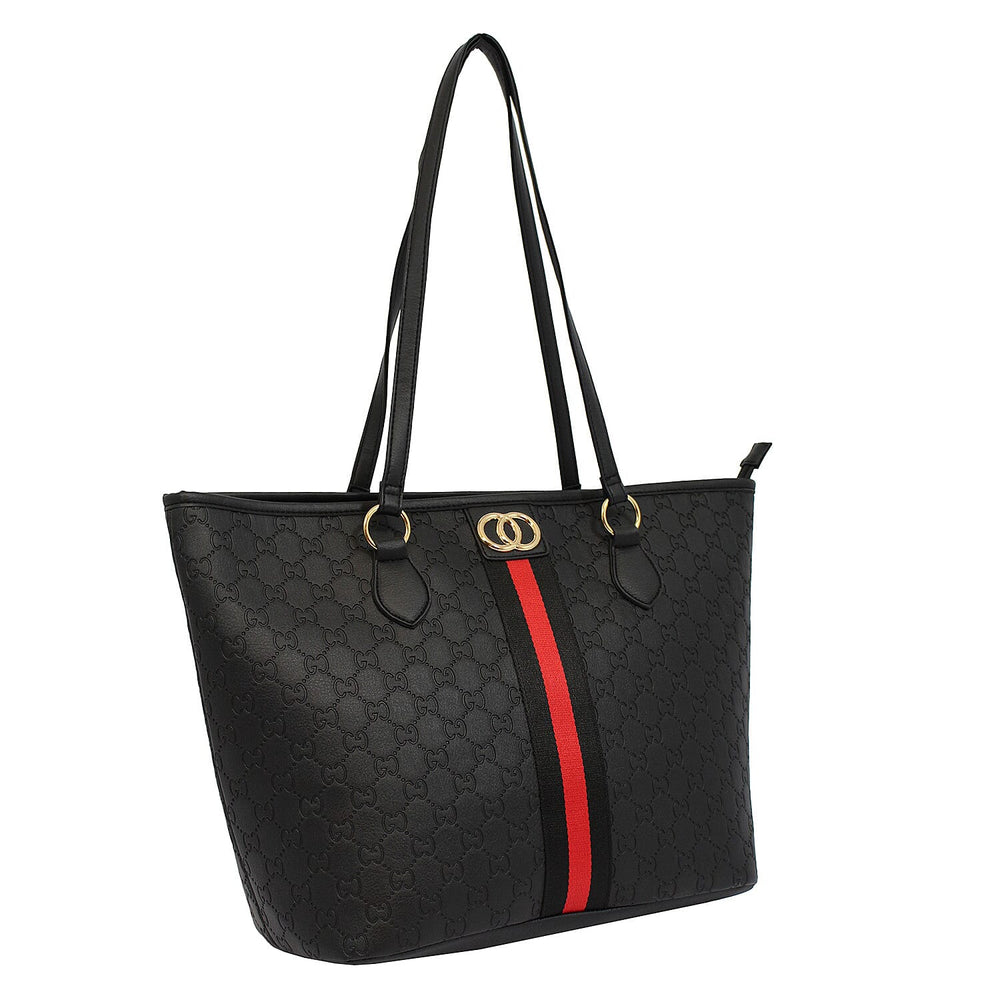 IW PU Tote Bag - Black