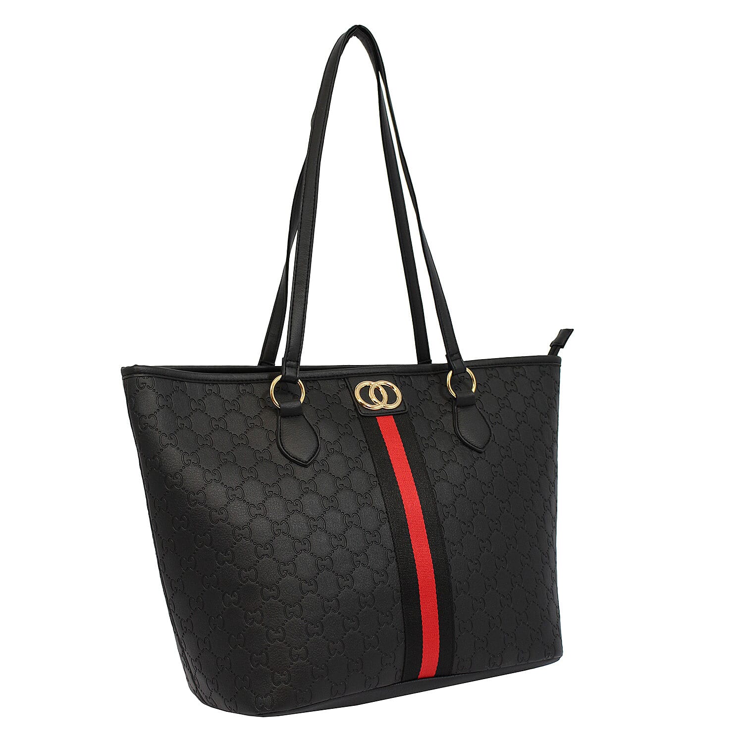 IW PU Tote Bag - Black