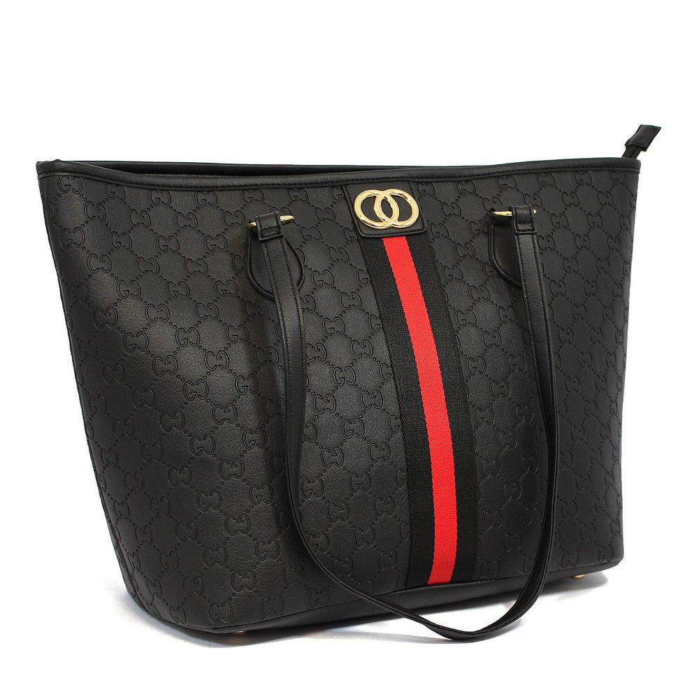 IW PU Tote Bag - Black