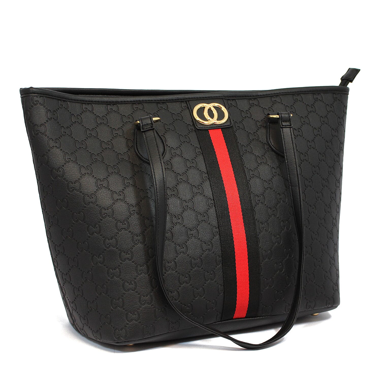 IW PU Tote Bag - Black