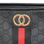 IW PU Tote Bag - Black