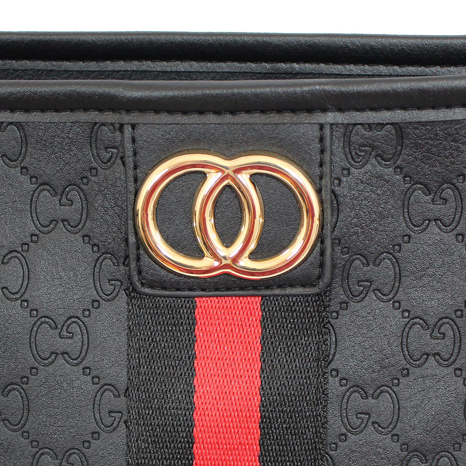 IW PU Tote Bag - Black