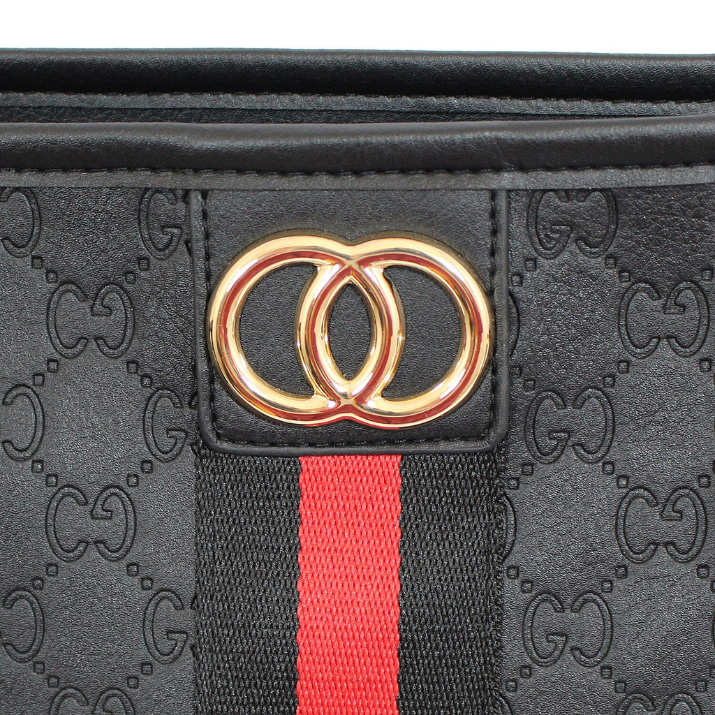IW PU Tote Bag - Black