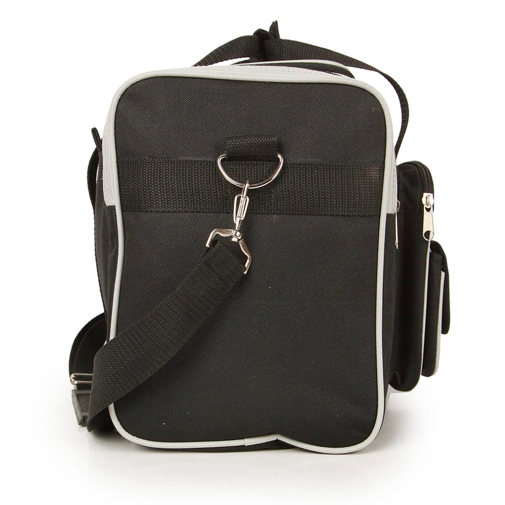 IW PU Travel Bag (Size 27x20x41 cm) - Black Light Grey