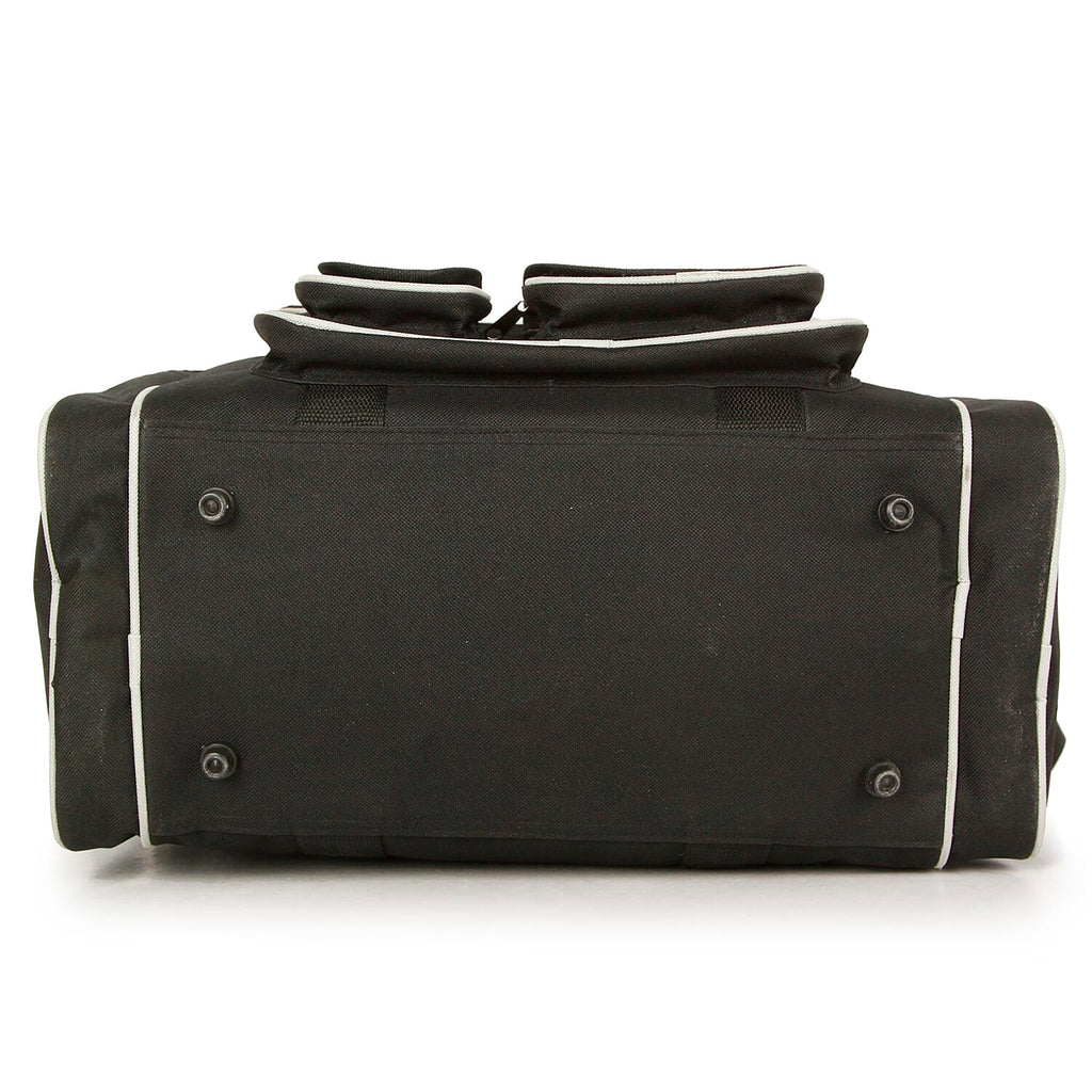 IW PU Travel Bag (Size 27x20x41 cm) - Black Light Grey