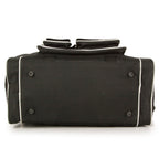IW PU Travel Bag (Size 27x20x41 cm) - Black Light Grey
