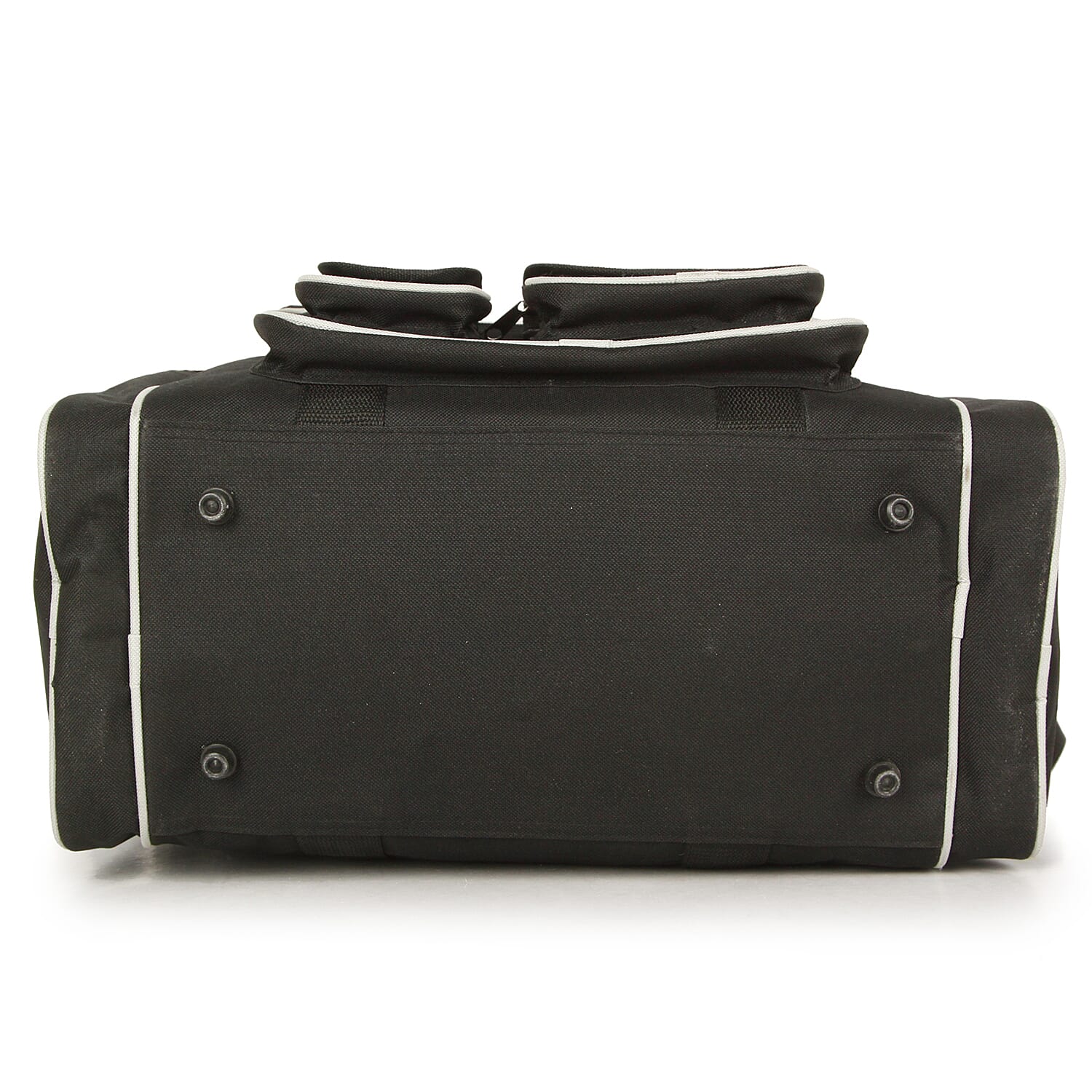 IW PU Travel Bag (Size 27x20x41 cm) - Black Light Grey