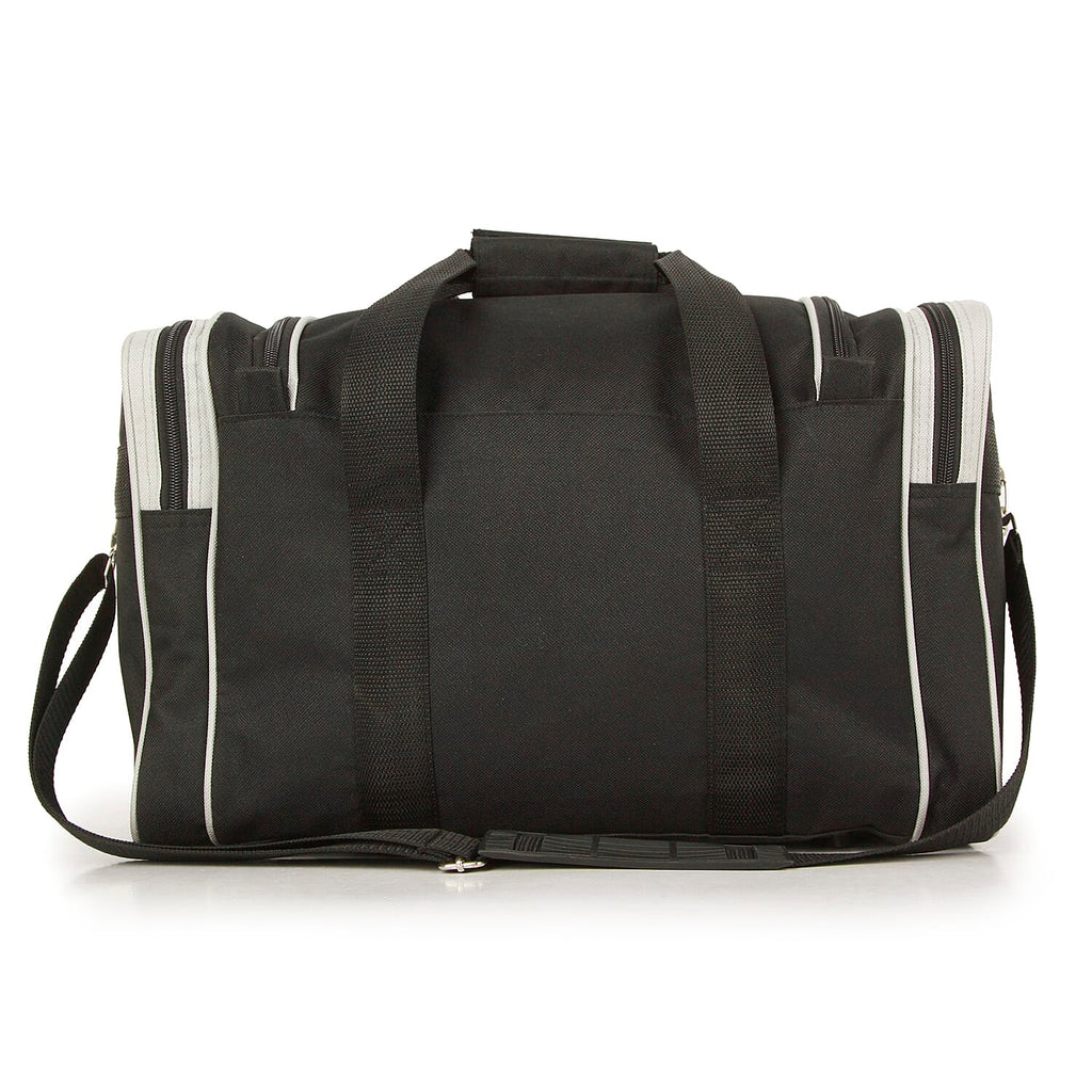 IW PU Travel Bag (Size 27x20x41 cm) - Black Light Grey
