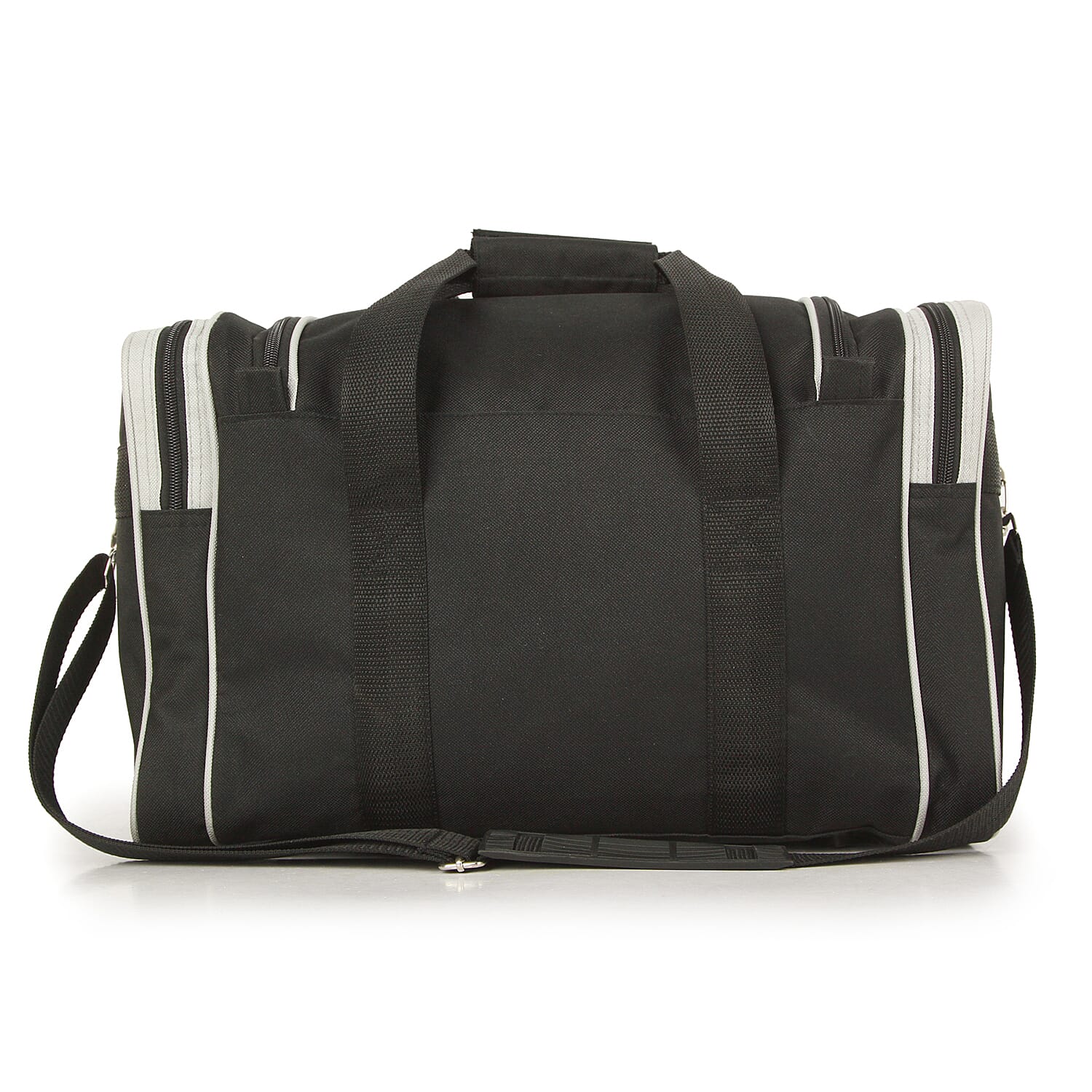 IW PU Travel Bag (Size 27x20x41 cm) - Black Light Grey
