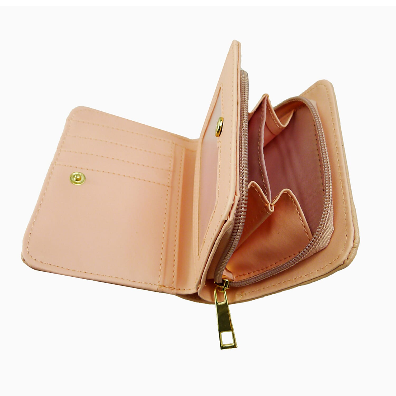 Leatherette Cat Small Purse - Light Pink