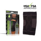Green Drop Knee Compression Sleeve (Size - L-XL, 40-48cm) - Black