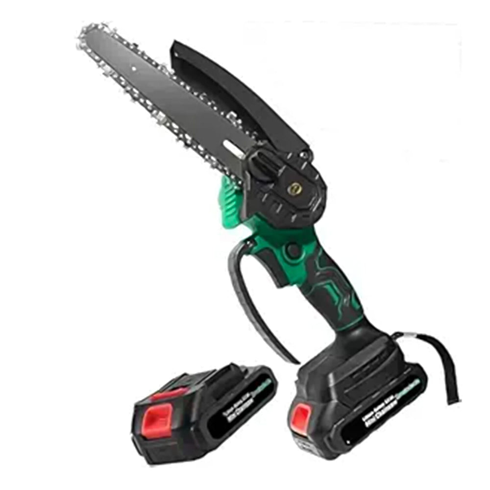 6 Inch Brushless Mini Chainsaw with 2 Batteries - 21 Volt